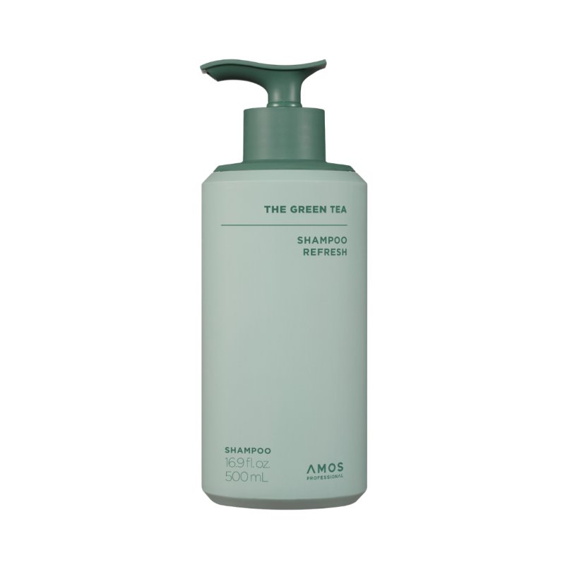 Amos Professional - The Green Tea Shampoo Refresh - Green - 500 ml