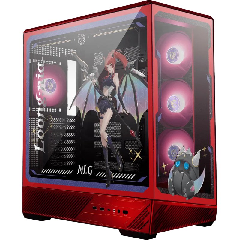 MSI PANO 130R MLG EDITION Midi Tower Red