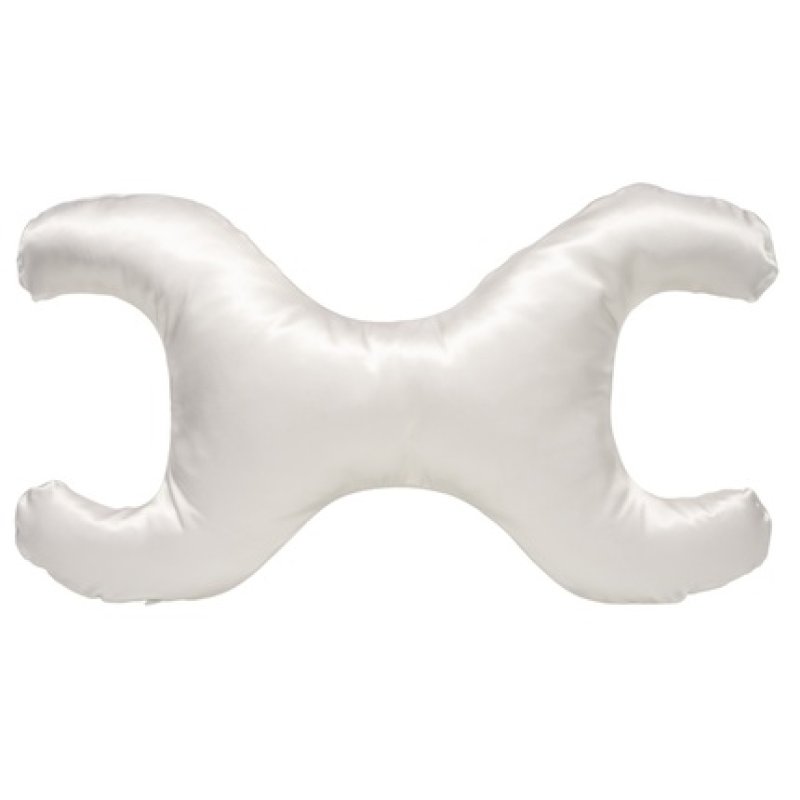 Save My Face La Petite Small Pillow With 100% Silk Cover White