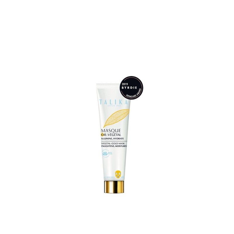 Talika Vegetal Gold Mask Antioxidative Regenerating and Brightening Face Mask for All Skin Types - 10 Minute Results