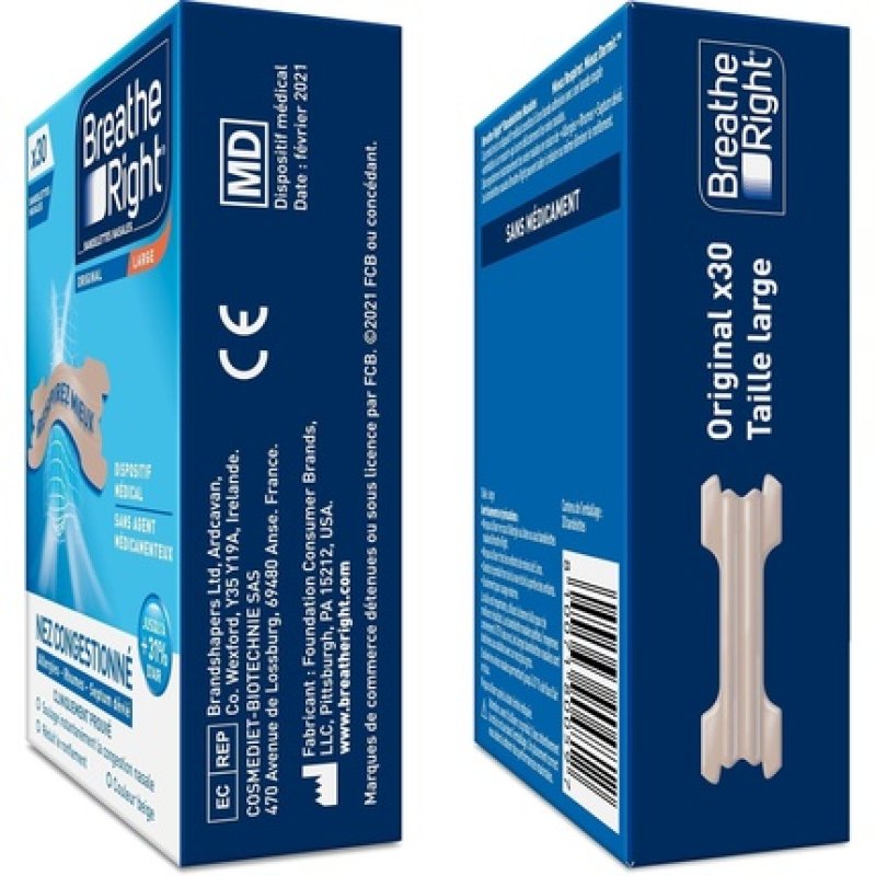 Breathe Right Original Large Noseband for Sleep