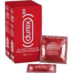 Durex Red Fine Condoms 12 Count