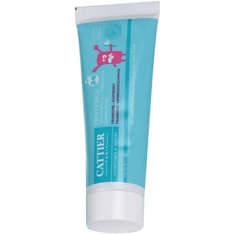 Cattier Children's Toothpaste 2-6 Years 50ml Raspberry