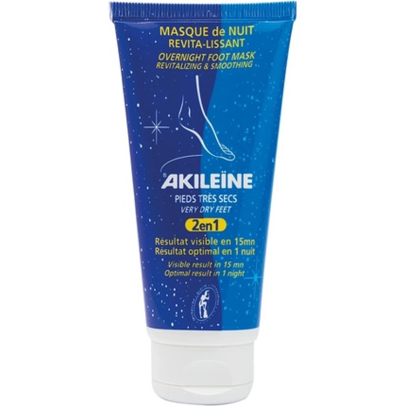 Akilene Overnight Foot Mask Revitalizing and Smoothing 100ml