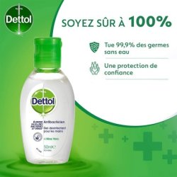 Dettol Hand Sanitizer Gel with Aloe Vera 50ml