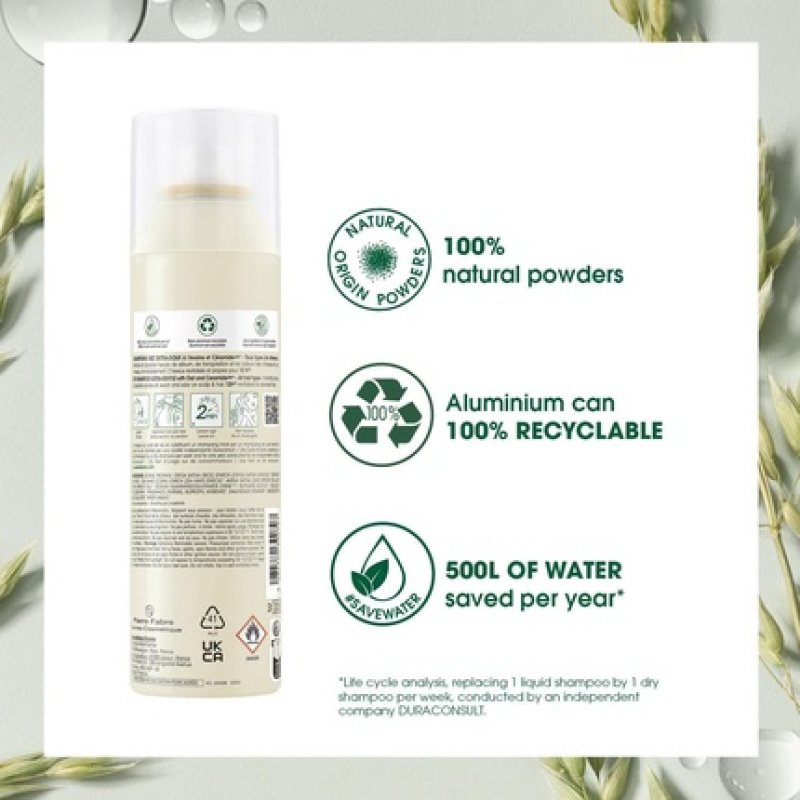 Klorane Dry Shampoo with Oat & Ceramide Spray 250ml