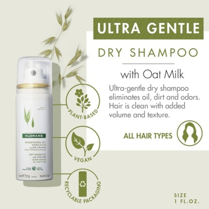 Klorane Dry Shampoo with Oat Milk Spray 50ml