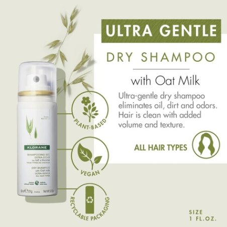 Klorane Dry Shampoo with Oat Milk Spray 50ml