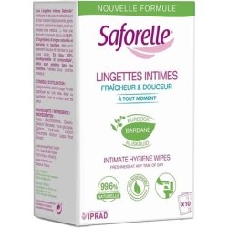 Saforelle Intimate Hygiene Wipes - Pack of 10
