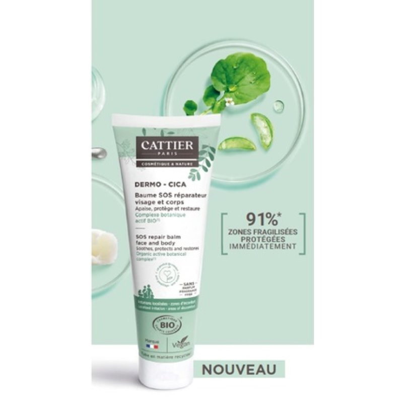 Cattier Cica Repair Balm for Face and Body 40ml