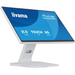 iiyama ProLite T2252MSC-W2AG écran plat de PC 54,5 cm (21.4") 1920 x 1080 pixels Full HD LCD Écran tactile Blanc
