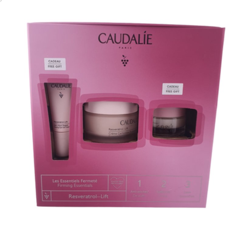 Caudalie Resveratrol Lift Box 50ml Cashmere Cream 5ml Eye Care 15ml Night Cream
