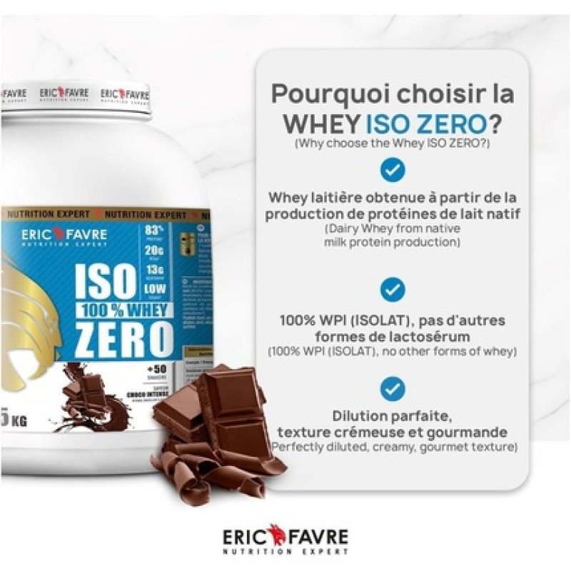 Eric Favre Iso Zero Choco Intense 500g