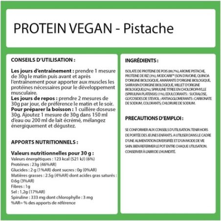 Eric Favre Vegan Pistachio Protein 500g