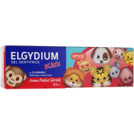 Elgydium Kids Toothpaste Gel Decay Protection 50ml - Fresh Strawberry