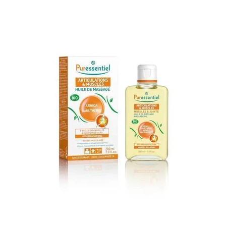 Puressentiel Joint & Muscle Organic Massage Oil With Arnica And Gaultheria 200 Ml