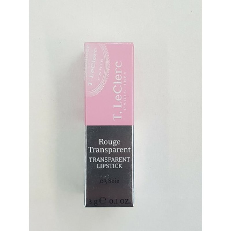 T.LeClerc Transparent Lipstick 03 Soie Dark Pink
