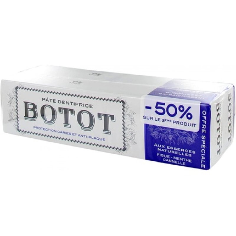 Botot Fig Mint Cinnamon Toothpaste 75ml - Pack of 2