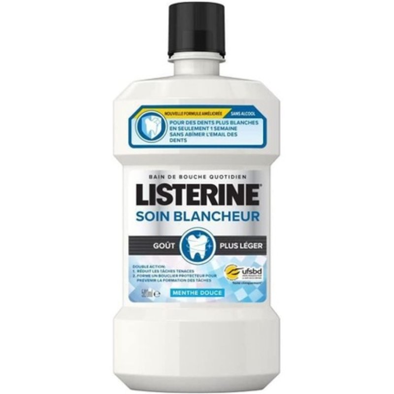 Listerine Whiteness Care Mouthwash Lighter Taste 500ml