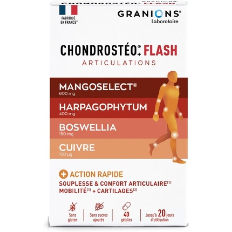 Granions Chondrosteo Flash Joints 40 Capsules