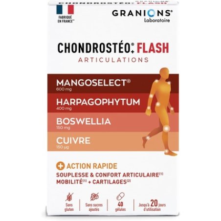 Granions Chondrosteo Flash Joints 40 Capsules