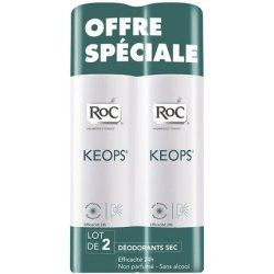 Roc Keops Dry Spray Deodorant 150ml - Pack of 2