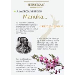 8 Pastilles Gorge 97.5% Manuka Honey with Eucalyptus Flavor