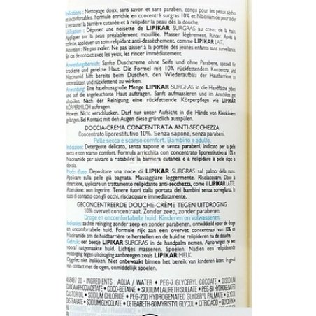 Lipikar Surgras Liquid 400ml - Pack of 2