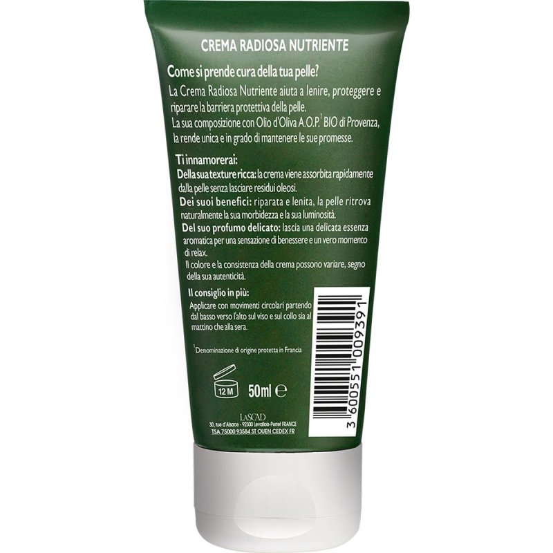 Tesori di Provenza Crema Radiosa Nutriente Crèmes de jour et de nuit Visage, Cou 50 ml