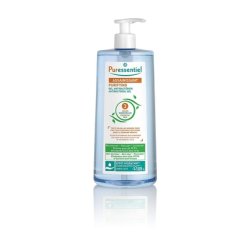 Puressentiel Antibacterial Gel 975ml Anti-Bacterial Anti-Viral Softening with Aloe Vera Bioalcohol Tea Tree Lemon and