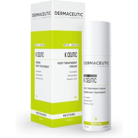 K Ceutic by Dermaceutic Post Treatment Cream with K Complex, Glycoprotein, Vitamin C and E, and UV Filters 30ml
