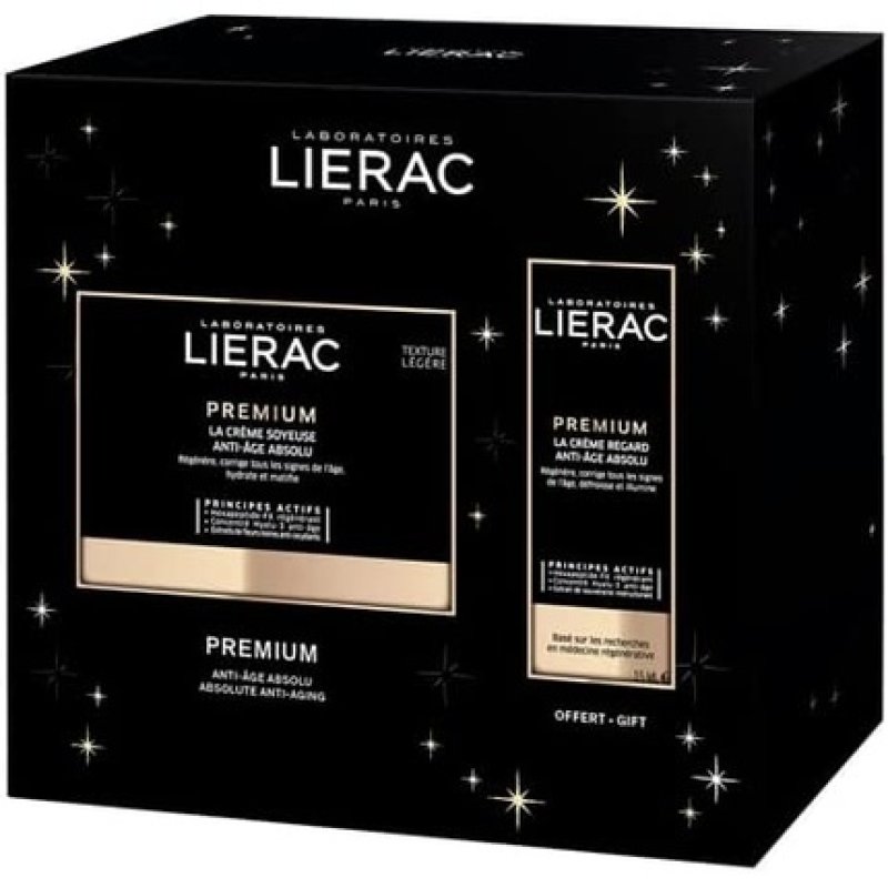 Lierac Premium Silky Facial Care Set Face cream 50ml & Eye cream 15ml