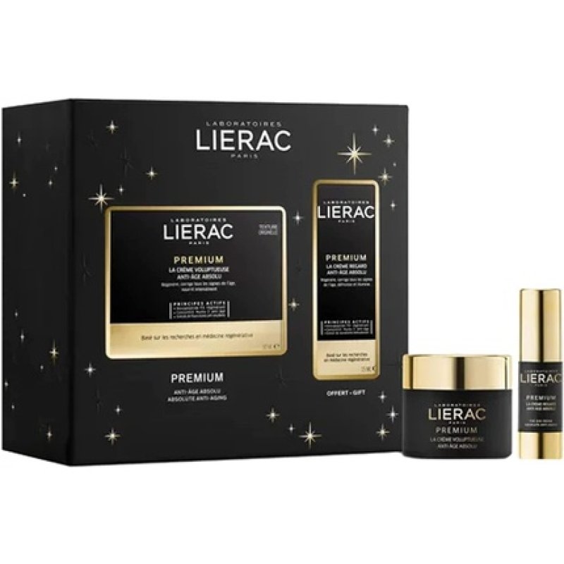 Lierac Premium Voluptuous Cream Absolute Anti-Ageing 50ml Eyes The Eye Cream Absolute Anti-Aging 15ml