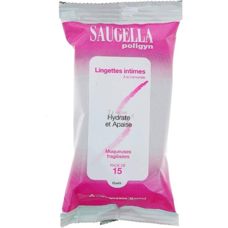 Saugella Poligyn 15 Intimate Wipes