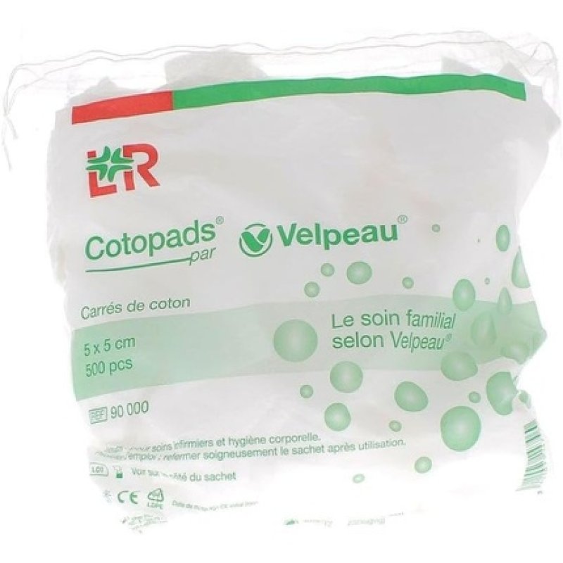Cotopads Cotton Squares 5x5 - Pack of 500