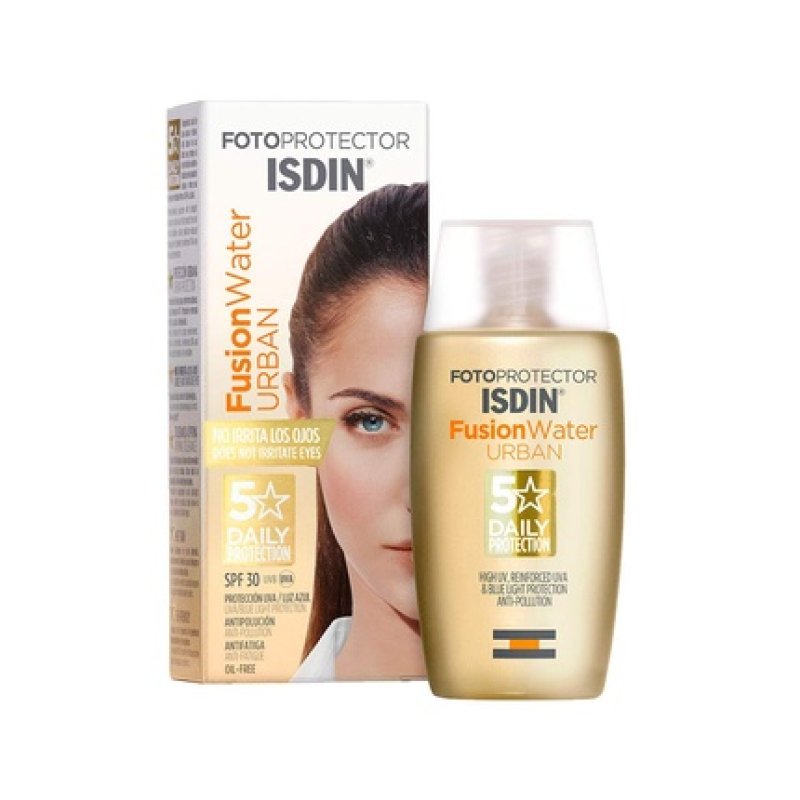 Isdin Fusion Water Urban SPF 30 Photoprotector - Ultra-Light Sun Protection