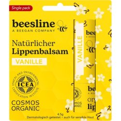 Beesline Organic Vanilla Lip Balm for Dry Lips