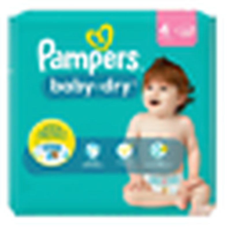 Pampers 12h Baby Dry Size 4 Diapers 90 Count