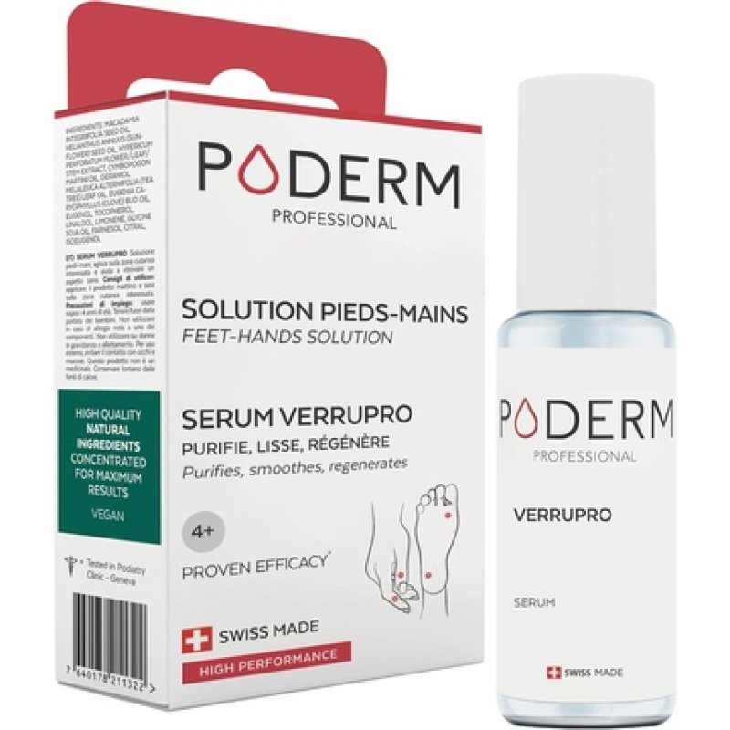 Poderm Verrupro Hand-Foot Solution Painless Treatment Serum Oil