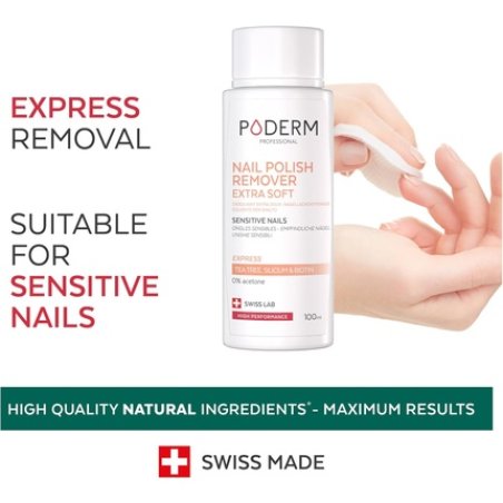 Poderm Extra Mild Tea Tree Nail Polish Remover