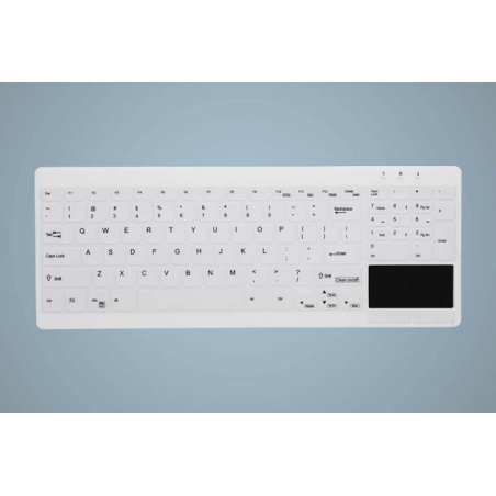 HYGIENE COMPACT ULTRAFLAT TOUCHPAD KEYBOARD WITH NUMPAD FU
