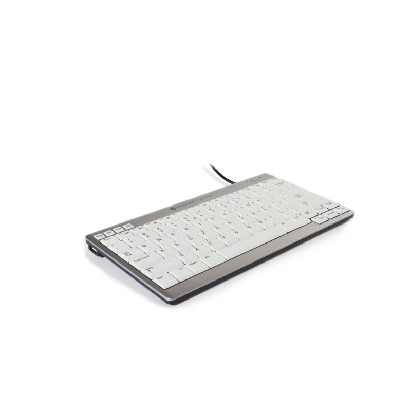 BakkerElkhuizen UltraBoard 950 clavier Bureau USB AZERTY Français Gris clair, Blanc