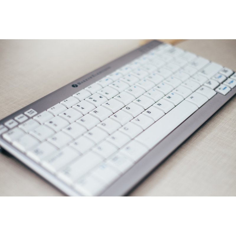 BakkerElkhuizen UltraBoard 950 keyboard Office USB AZERTY French Light grey, White