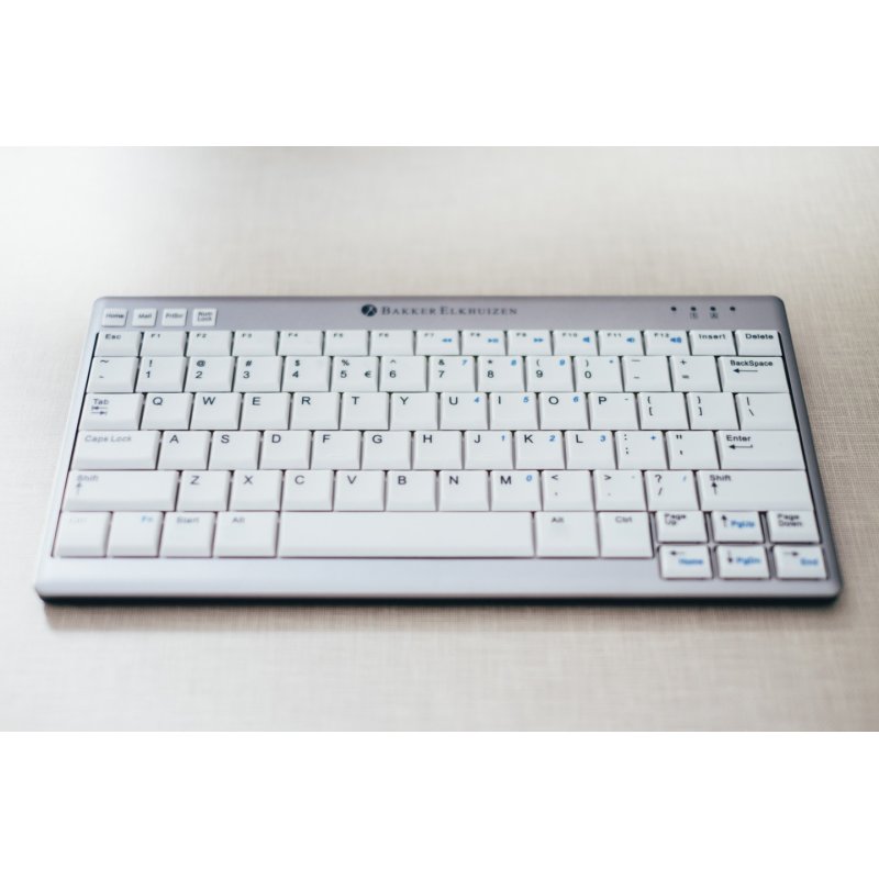 BakkerElkhuizen UltraBoard 950 keyboard Office USB AZERTY French Light grey, White