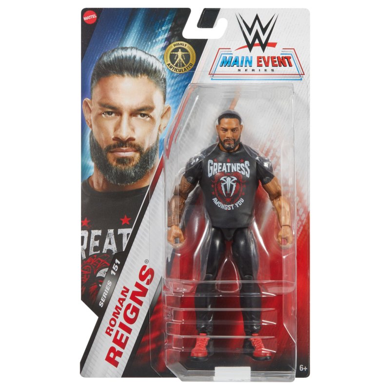 WWE Main Event Series Action Figure Roman Reigns 15 cm