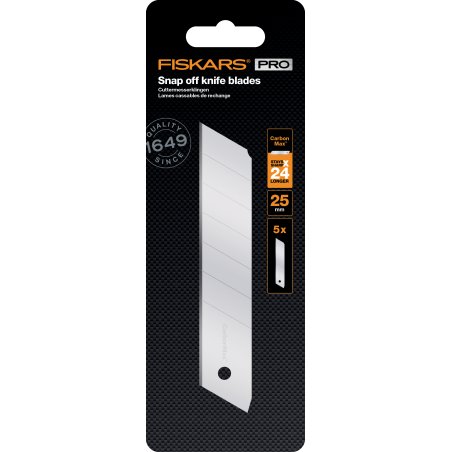 Fiskars - CarbonMax snap off blades - 25 mm - 5 pack