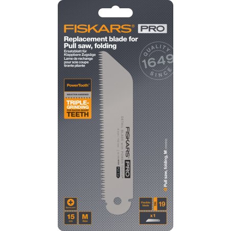 Fiskars - Replacement blade pull saw - 19tpi - 15cm