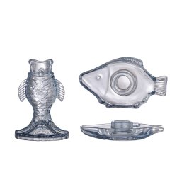 Creative Collection - Linley Candle Holder - Blue