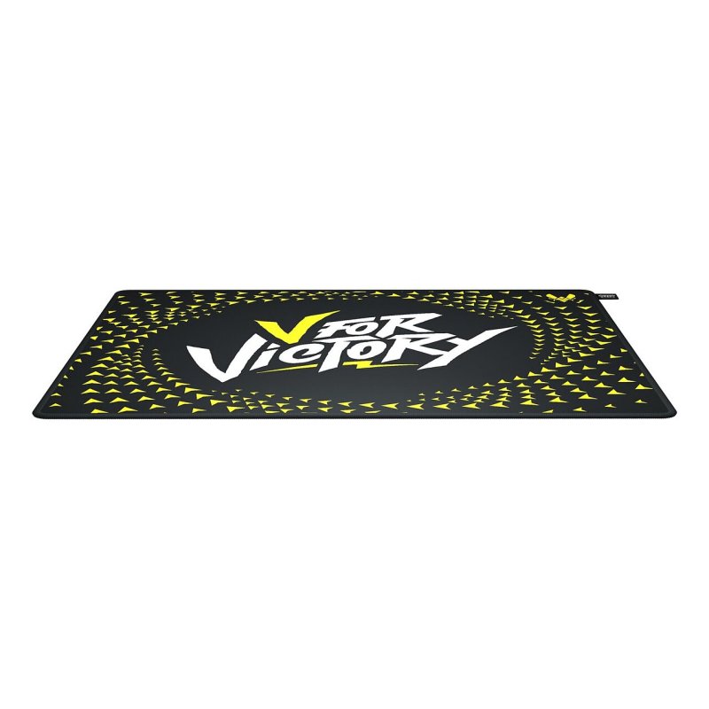 CHERRY XTRFY GP5 Vitality Black Gaming mouse pad Black, White, Yellow