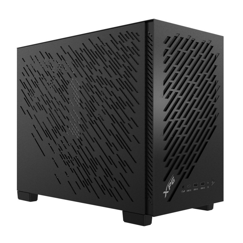 XPG Valor Air Nano mATX Mini Tower schwarz USB C Mesh